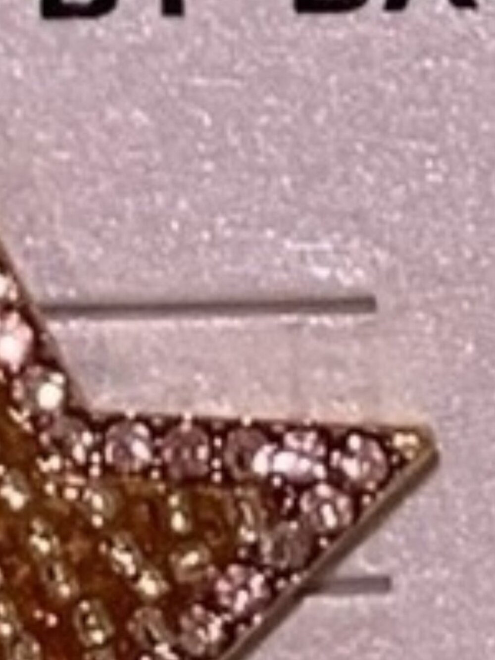 NWT Sugar Fix Gold‎ Beaded and Jewel Star Earring Pierced Studs